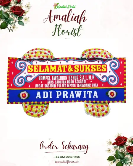 Papan Bunga Ucapan Selamat Gardujaya
